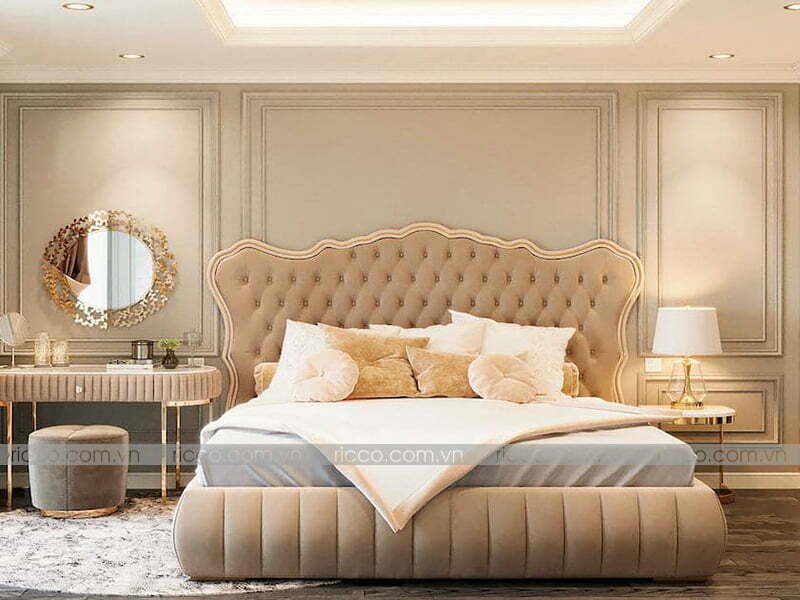 Không gian phòng ngủ phong cách tân cổ điển