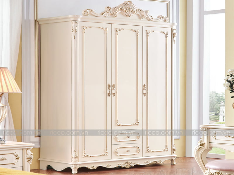 Tủ quần áo tân cổ điển nhập khẩu
