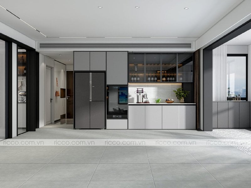 gạch lát nền 2023 vân xi măng màu xám nhạt đơn giản giá tốt