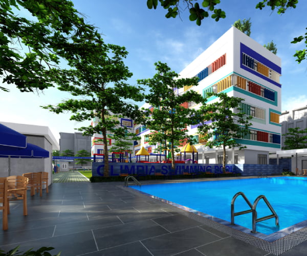 Ricco Minh Hải cung cấp gạch ốp lát, thiết bị vệ sinh, đồ nội thất cho trường mầm non Olympia