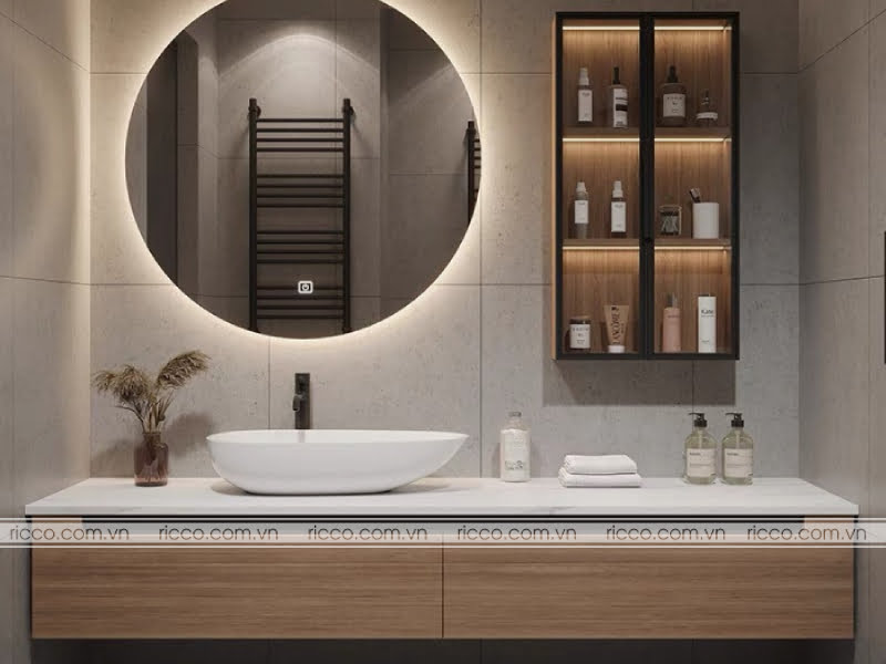 ricco minh hải cung cấp sản phẩm thiết bị vệ sinh bộ tủ chậu lavabo toto giá tốt tại hải dương