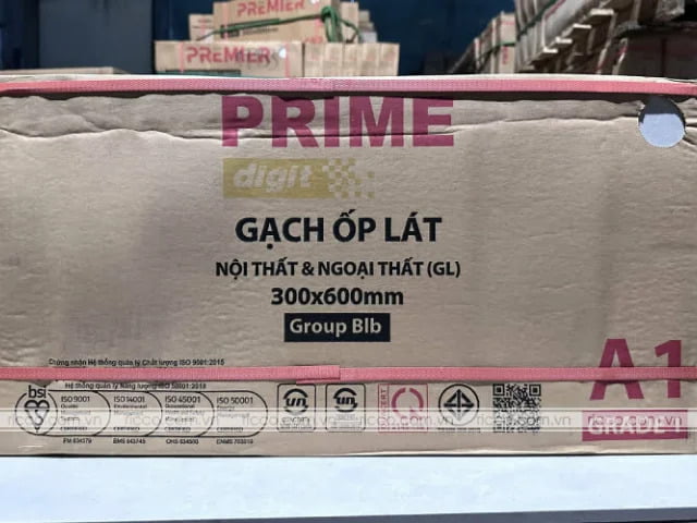 gạch ốp tường nhà tắm 30x60 Prime