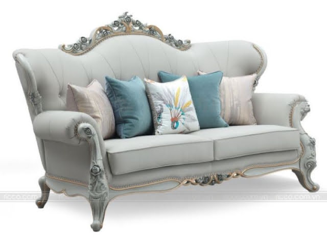 ghế sofa đơn tân cổ điển tone màu pastel
