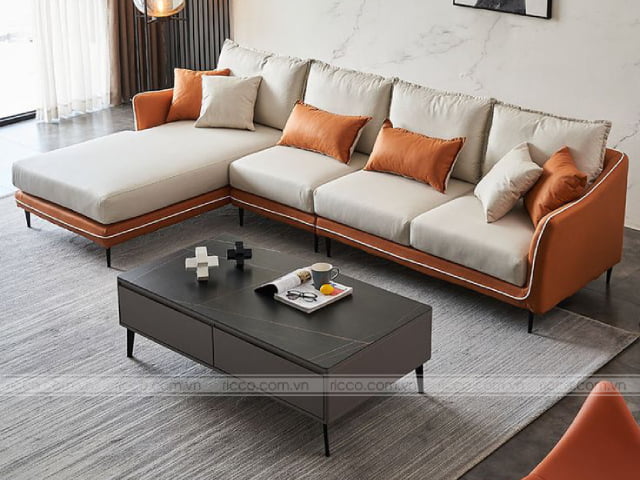 Sofa phòng khách chữ L đẹp giá tốt