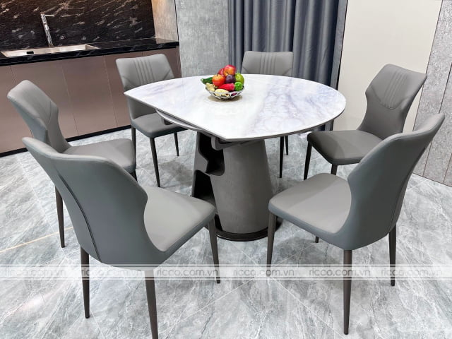 bàn ăn thông minh mặt đá tại Minh Hải Plaza ở Hải Dương