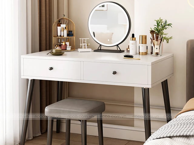 Bàn phấn thiết kế đơn giản