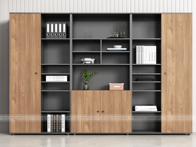 Mẫu tủ đựng tài liệu gỗ công nghiệp