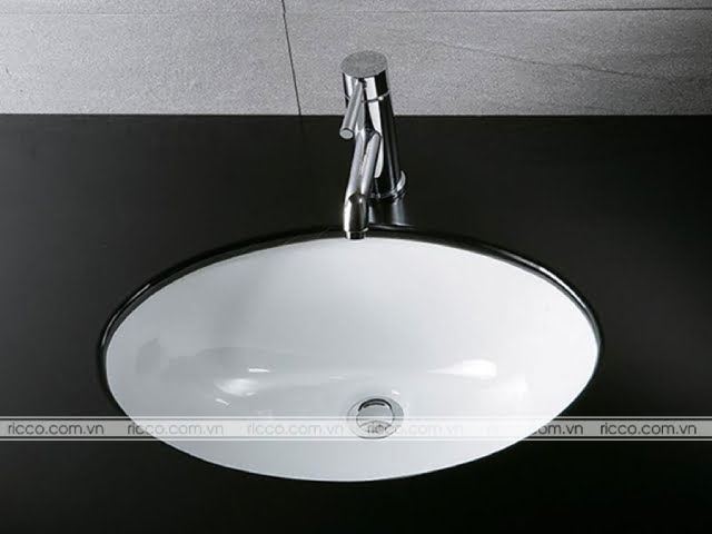 Mẫu chậu rửa mặt liền bàn đá