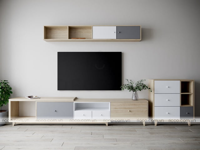 Kinh nghiệm chọn lựa và sử dụng kệ tivi gỗ công nghiệp hiệu quả