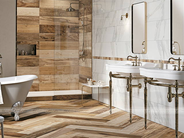 Gạch Viglacera vân gỗ độc đáo