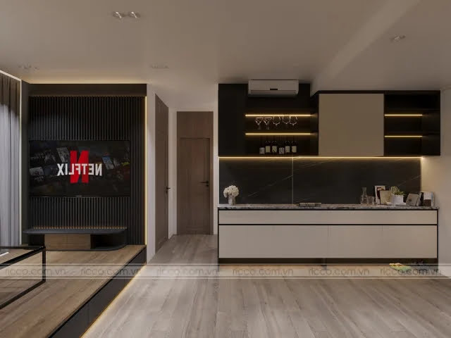 thiết kế nội thất chung cư 55m2