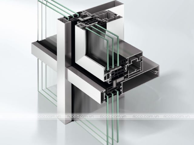 Hệ mặt dựng nhôm kính Stick
