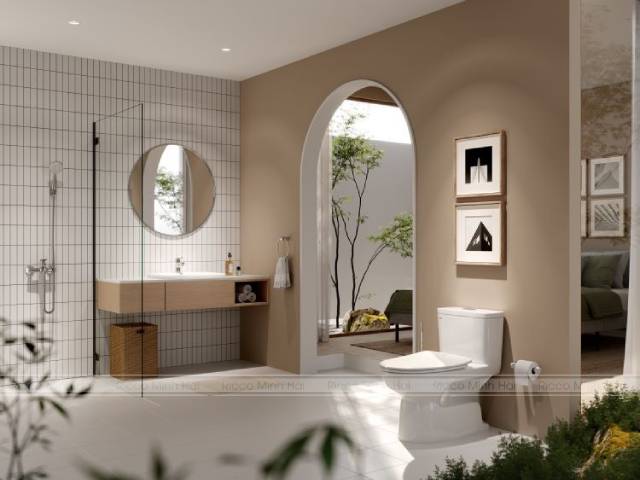 Việc mua combo thiết bị nhà tắm trọn gói giúp không gian hài hòa hơn