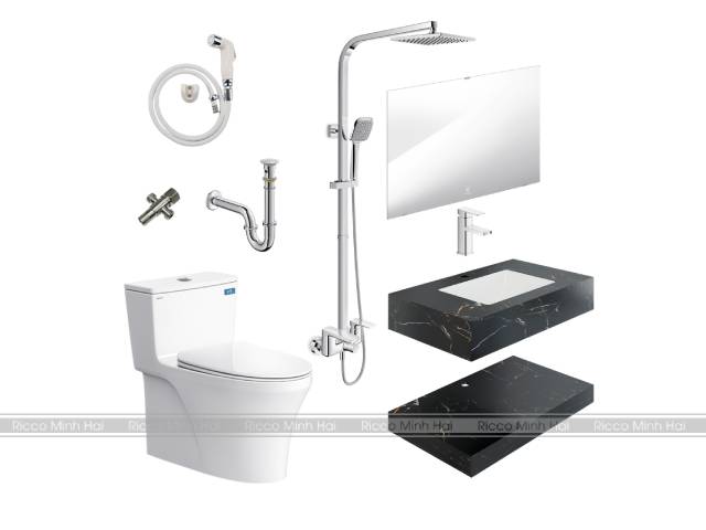 Combo thiết bị vệ sinh cao cấp cho nhà mới
